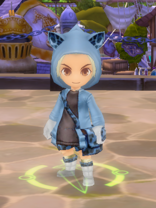 Blue Tiger Hood Set (M)