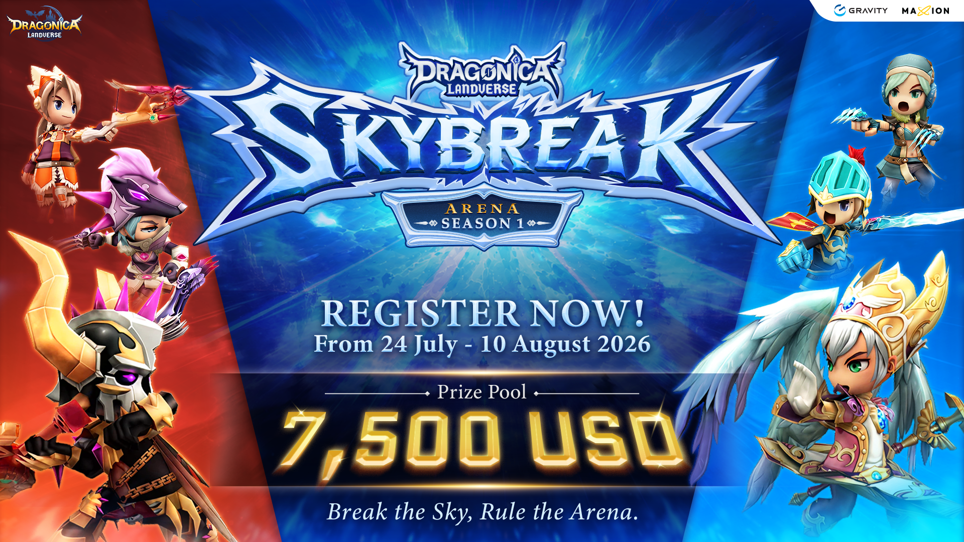 ⚔️ Skybreak Arena Season 1 เปิดรับสมัครอย่างเป็นทางการแล้ว!