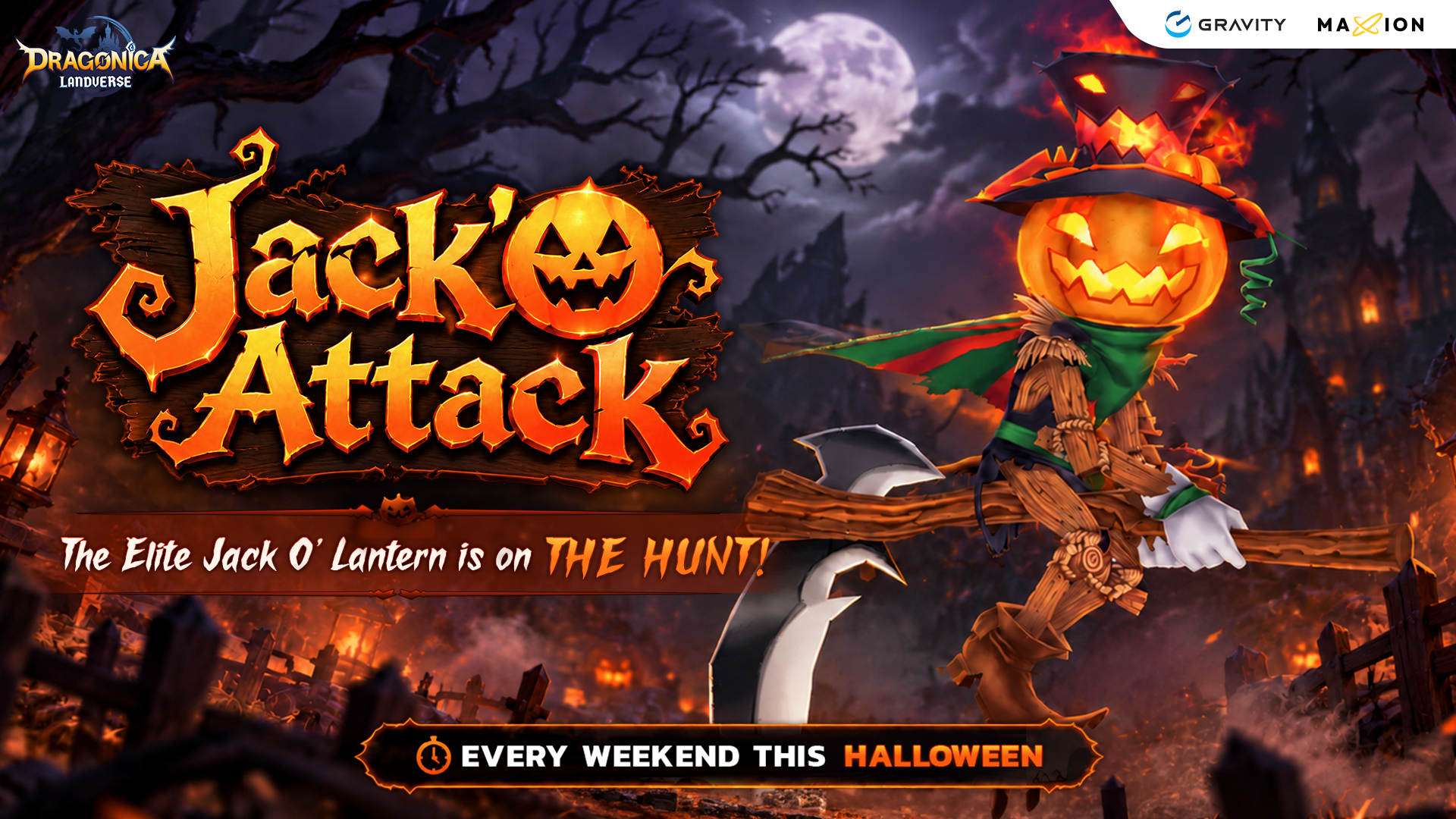 [Event]🎃 Jack’O Attack – ภารกิจโค่นบอสฮาโลวีนทำเวลา รับโบนัส W-Coin & วัตถุดิบอัปเกรดอีกเพียบ!