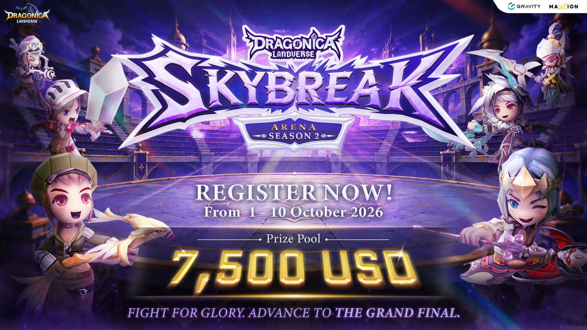 🔥 SkyBreak Arena Season 2 เปิดรับสมัครอย่างเป็นทางการแล้ว! พร้อมของรางวัลเข้าร่วมสุดคุ้ม มาลุ้นไปแข่งรอบออฟไลน์กันค่ะทุกคน